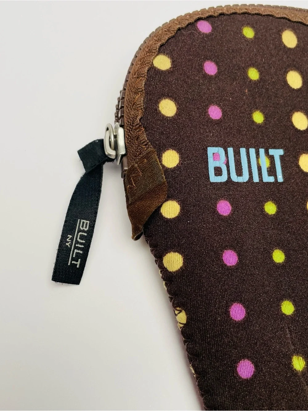 BUILT NY Neoprene 15” Laptop Sleeve Scatter Dot Multicolor Pattern Model MF101